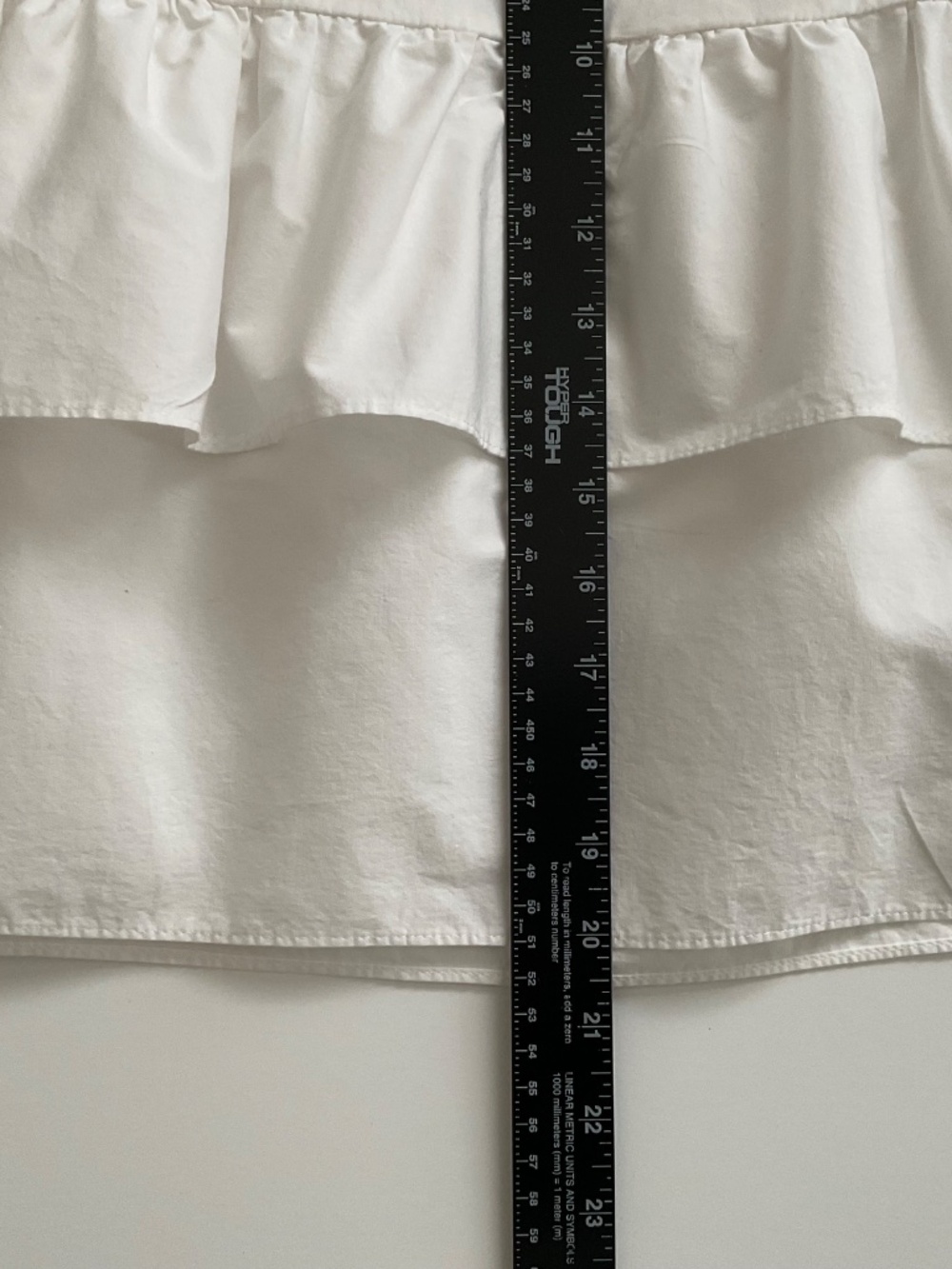 J.CREW Layered Ruffle Mini Skirt Sz 00 White Pull-On Clean Girl Romantic Boho - Picture 5 of 11